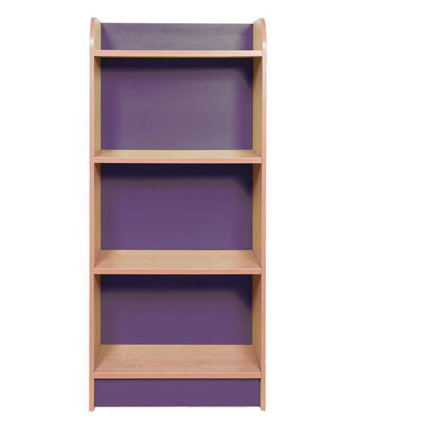 SLIMLINE BOOKCASE, 1250mm height, Lilac
