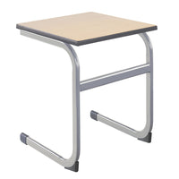 EURO TABLES, SINGLE, Sizemark 1 - 460mm height, Light Grey