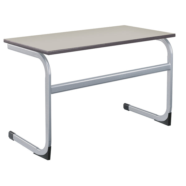 EURO TABLES, LARGE DOUBLE, Sizemark 1 - 460mm height, Light Grey