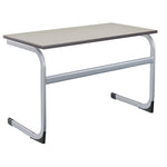 EURO TABLES, LARGE DOUBLE, Sizemark 2 - 530mm height, Light Grey