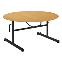 FLIP TOP TABLES, CIRCULAR, 710mm height, Beech