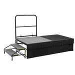 2000 SERIES MOBILE FOLDING STAGE, STAGE, Dual Height, 1220mm, Tuff Deck Vinyl