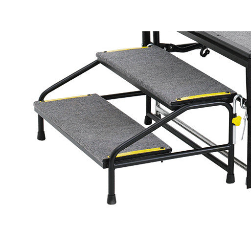 STEP UNIT, 2000 SERIES MOBILE FOLDING STAGE, EARLY YEARS RANGE, 2 Rise
