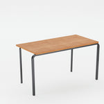 CLASSROOM TABLES, RECTANGULAR, 1100 x 550mm, Sizemark 2 - 530mm height, Grey
