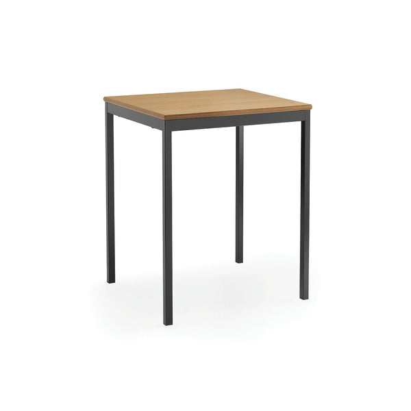 CLASSROOM TABLES, SQUARE, 600 x 600mm, Sizemark 2 - 530mm height, Red