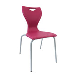 CLASSROOM CHAIRS, EN CLASSIC CHAIR, Sizemark 5 - 430mm Seat height, Velvet Purple