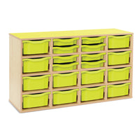 BUBBLEGUM RANGE, MOBILE TRAY UNITS, 20 Tray Combination Unit, Lime