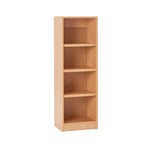 LIBRARY SHELVING, NARROW SINGLE SIDED STATIC SHELVING, 1200mm height
