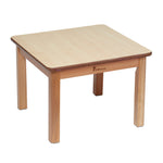 WOODEN TABLES, LARGE SQUARE, 530mm height