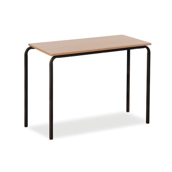 CLASSROOM TABLES, CRUSHBENT FRAME, Black Frame, Sizemark 5 - 710mm height, Beech