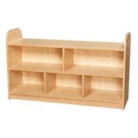 2 TIER EXTRA WIDE SHELVING WITH BACK, KUBBYCLASS STORAGE