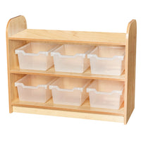 Without Trays, 2 TIER STORAGE UNIT