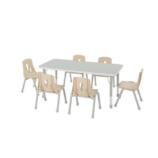 THRIFTY RANGE, THRIFTY TABLES, Rectangular Table, 1200 x 600mm depth, Grey