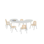 THRIFTY RANGE, THRIFTY TABLES, Group, 1800 x 1200mm depth, Grey