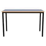 Sizemark 1 - 460mm height, 1100 x 550mm, FULLY WELDED STACKING TABLES MDF EDGE, Blue, Rectangular