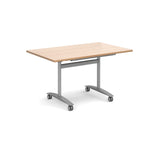 TILT TOP CONFERENCE TABLES, Rectangular, 1600mm width, Light Grey