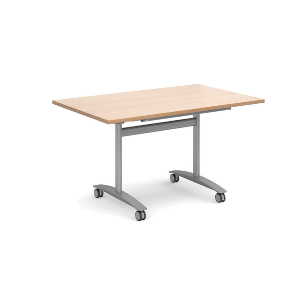 TILT TOP CONFERENCE TABLES, Rectangular, 1400mm width, Light Grey
