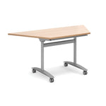 TILT TOP CONFERENCE TABLES, 30 Trapezoidal, 1600mm width, Oak