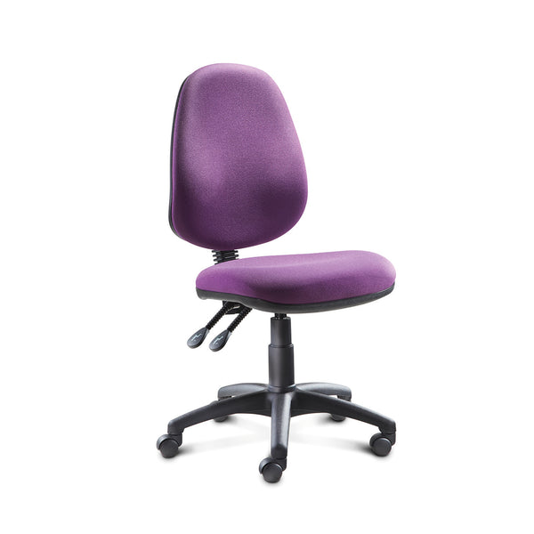 HIGH BACK OPERATOR CHAIR, No Arms - 470mm width, Taboo