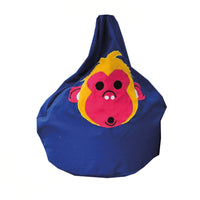 COTTON BEAN BAGS, Animal Characters, Monkey