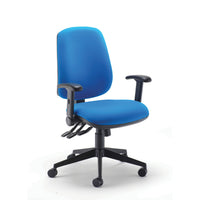 SWIVEL, OPERATOR CHAIRS, HIGH BACK HEAVY DUTY, Without Arms, Ocean