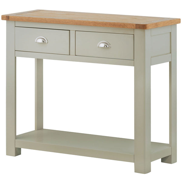 PORTLAND STONE FURNITURE, 2 DRAWER CONSOLE TABLE