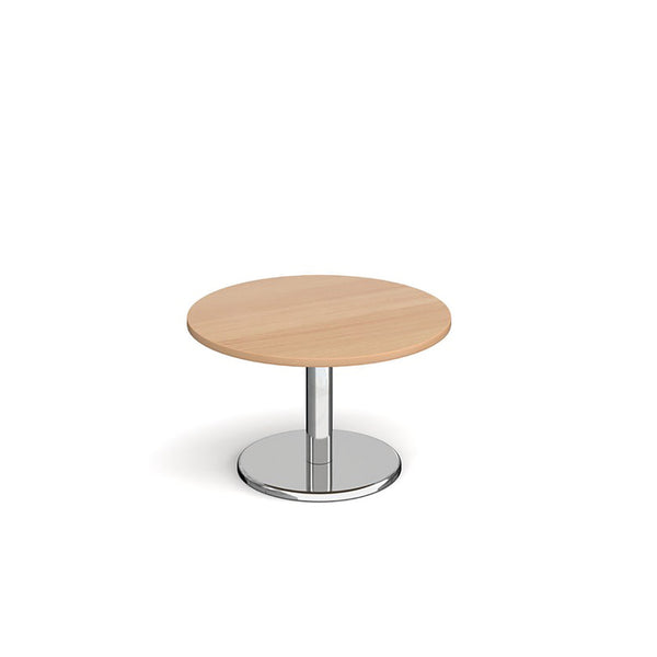 COFFEE TABLES, CIRCULAR PEDESTAL BASE, 800mm diameter, Oak