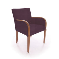 SMARTBUY, RESIDENTIAL SEATING, TUB CHAIR, Faux Leather, Plum