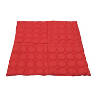 Square Mats, Large, QUILTED OUTDOOR SEATING, Red, Each