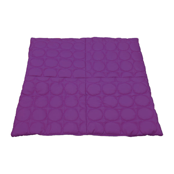 Square Mats, Large, QUILTED OUTDOOR SEATING, Purple, Each