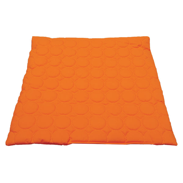 Square Mats, Large, QUILTED OUTDOOR SEATING, Orange, Each