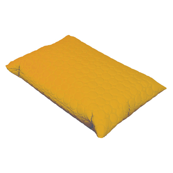 Child Giant Floor Cushion, QUILTED OUTDOOR SEATING, Yellow, Each