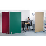 SPACE DIVIDERS, 1500 x 1800mm height, Plum