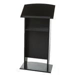 CURVED LECTERN, Black