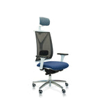 HIGH BACK OPERATOR CHAIR WITH SPINAMIC BACK MOVEMENT, MESH BACK, Black Frame, Blizzard