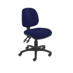 Without Arms - 480mm width, MEDIUM BACK OPERATOR CHAIR, Ocean