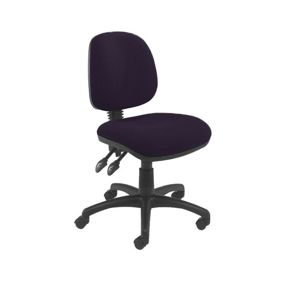 Without Arms - 480mm width, MEDIUM BACK OPERATOR CHAIR, Tarot