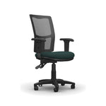 With Height Adjustable Arms - 610mm width, MESH BACK OPERATOR CHAIR, Taboo