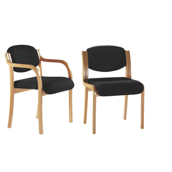 With Arms, WOODEN STACKING CHAIR, Ocean