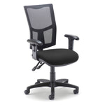 With Height Adjustable Arms, MESH HIGH BACK OFFICE CHAIR, Belize
