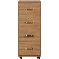 4 Drawer Narrow Chest, Steel