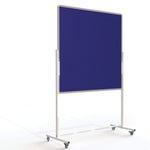 MOBILE COMBINATION BOARD, 900 x 1200mm height, Blue