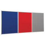 LOOP NYLON NOTICEBOARDS, Framed, 1200 x 900mm, Red