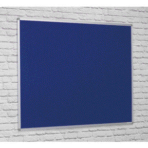 LOOP NYLON NOTICEBOARDS, Framed, 2400 x 1200mm, Blue