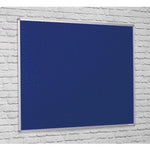 LOOP NYLON NOTICEBOARDS, Framed, 1500 x 1200mm, Blue