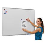 Magnetic Whiteboard, WALL MOUNTED WHITEBOARDS, 1200 x 900mm, Each