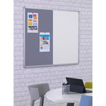 1800 x 1200mm height, DUAL PIN UP PEN BOARDS, Blue
