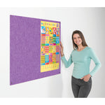 RESIST-A-FLAME ACOUSTIC ECO-COLOUR NOTICEBOARDS, Unframed, 1200 x 1200mm, Natural