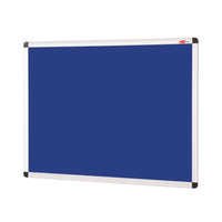 1800 x 1200mm, ALUMINIUM FRAMED NOTICEBOARD, Red