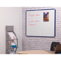 COLOURWIPE, 2400 x 1200mm, Magnetic, DRYWIPE BOARDS, Blue